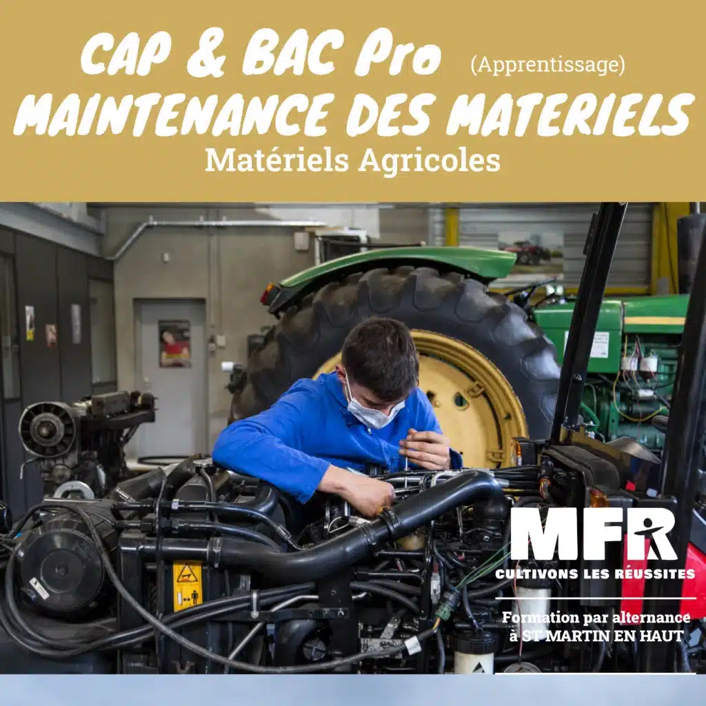 eleve en formation bac pro maintenance materiels agricoles m
