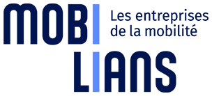 logo mfr les charmattes rhone fond bleu formes geometriques
